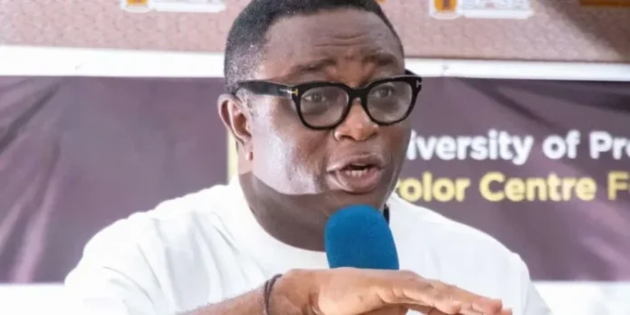 Elvis Afriyie Ankrah, the Presidential Envoy for Interfaith and Ecumenical Relations https://ghnow.com/wp-content/uploads/2025/08/Elvis-750x375-1.webp