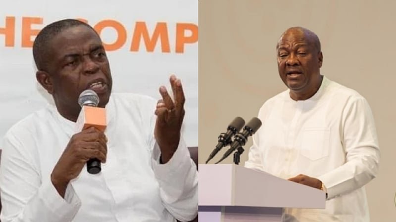 Kwesi Pratt and President John Mahama