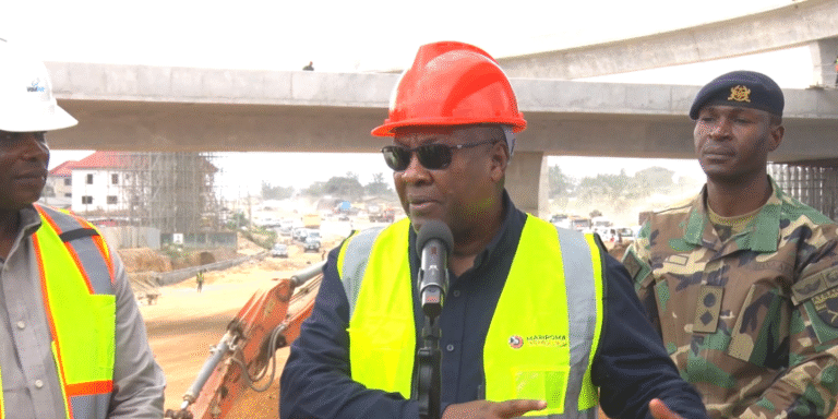 “Use quality materials for the Ofankor–Nsawam road” – Mahama to contractor