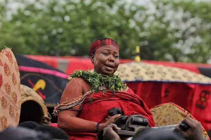 Up close with Kokofuhemaa Osagyefo Kisiwaa Mmua Baayie II, the acting Asantehemaa