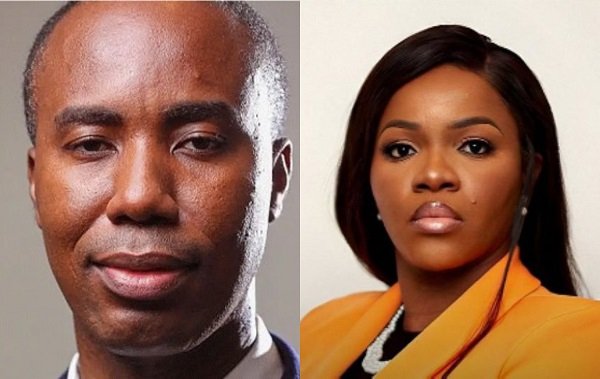 Kwabena Adu Boahene and his wife, Angel Adjei Boateng