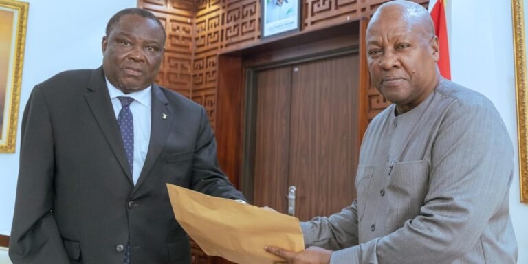 President Mahama receives committee report on petition against suspended CJ Torkornoo