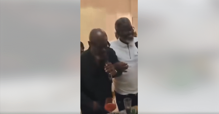 Watch stroke-stricken Asante Bediatuo sing at a Party