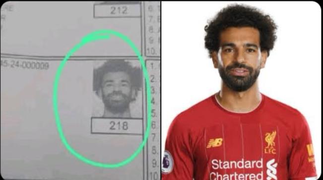 SHOCK – Egypt’s Mohammed Salah’s photo appears in Cameroon voter register