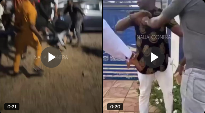 Nigerian residents in Ghana clashing in a violent rival cult clash