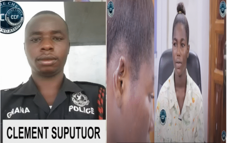 Officer who slashed ear of innocent pregnant lady promoted by Ghana Police 