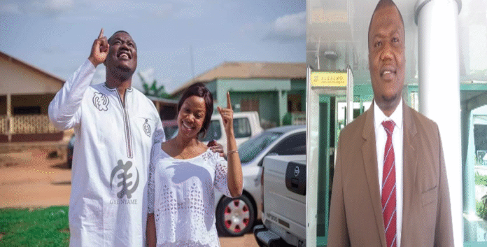 Dr Nana Ayew Afriyie with his wife Maame Yaa Antwi