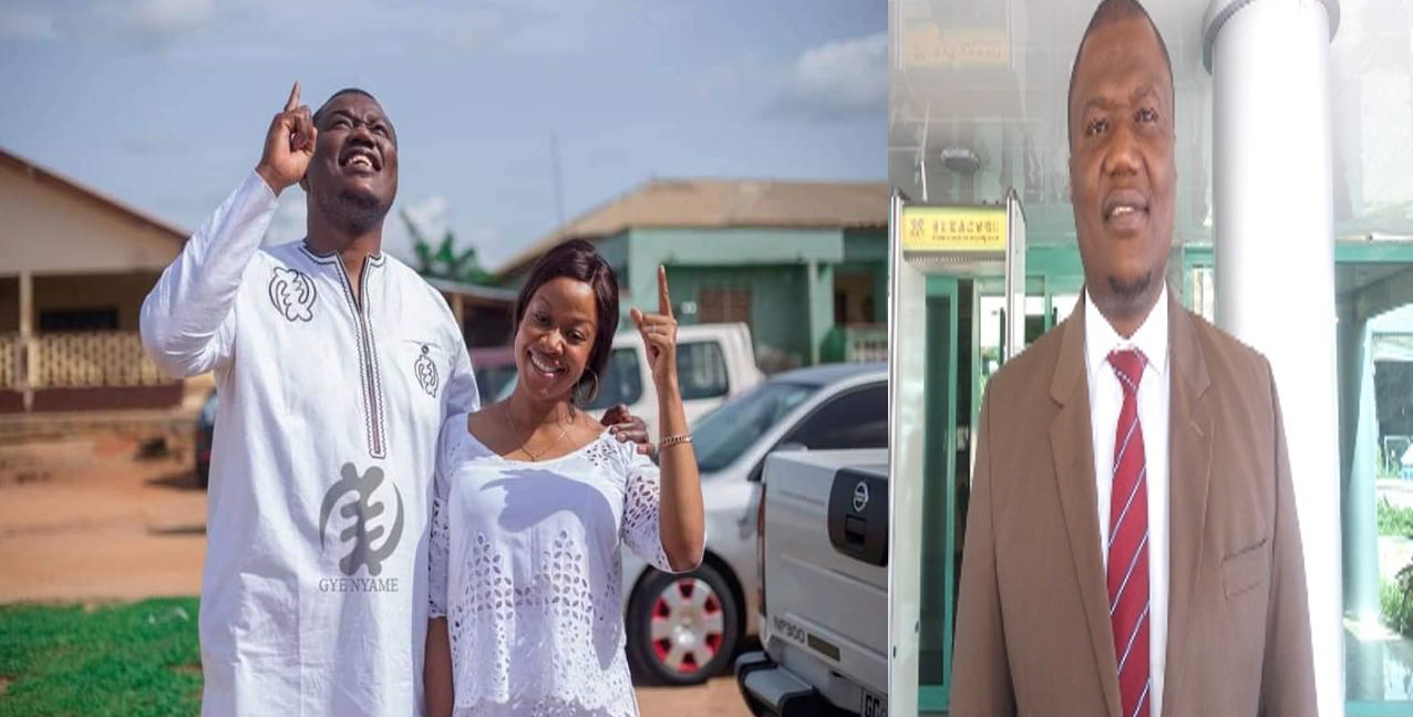 Dr Nana Ayew Afriyie with his wife Maame Yaa Antwi Dr Nana Ayew Afriyie with his wife Maame Yaa Antwi