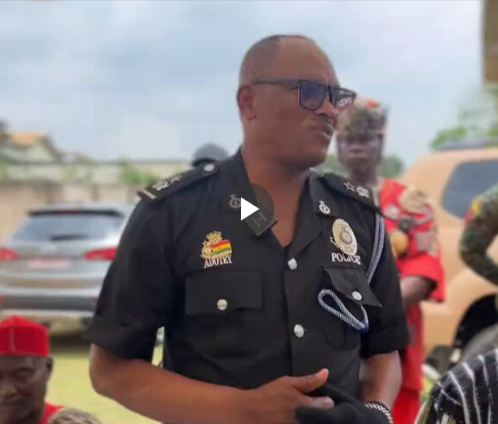 Teshie District commander of police, Chief Superintendent Vincent Adotey