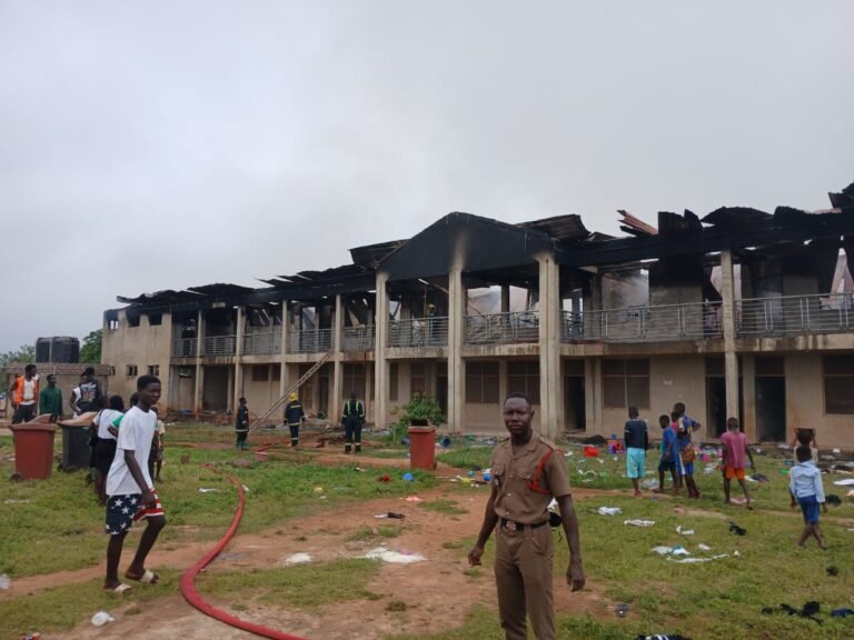 Photos – Kwapong Nursing Training College gutted by fire