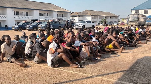 Police–Military team storms Dadwen to arrest galamseyers who attacked EPA team and journalists