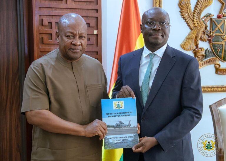 Ato Forson presents helicopter crash findings to Mahama, report to be made public today