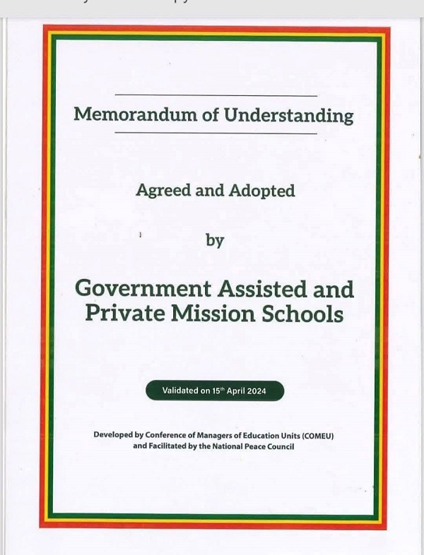 See the full MoU signed by mission schools amid SHS-religion brouhaha