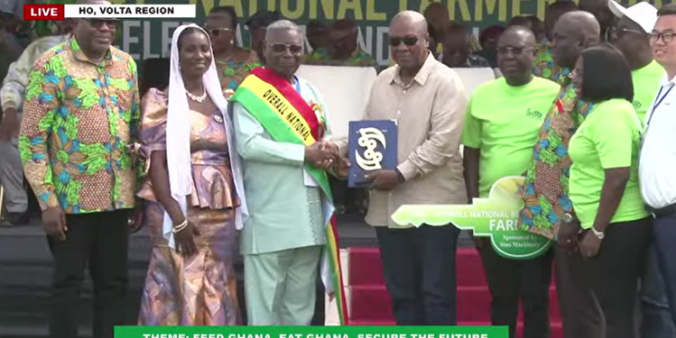 Opanyin Adusei, 82, crowned 2025 Overall Best National Farmer