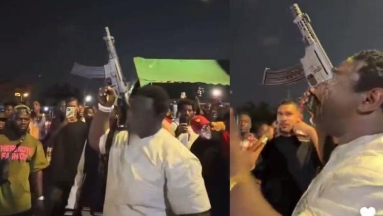 Police arrest Cyborg for firing a gun during a meet-up with Asake 