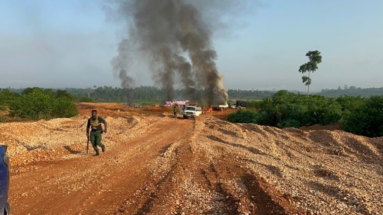 28 Chinese, 3 Ghanaians arrested for mining in Apamprama Forest