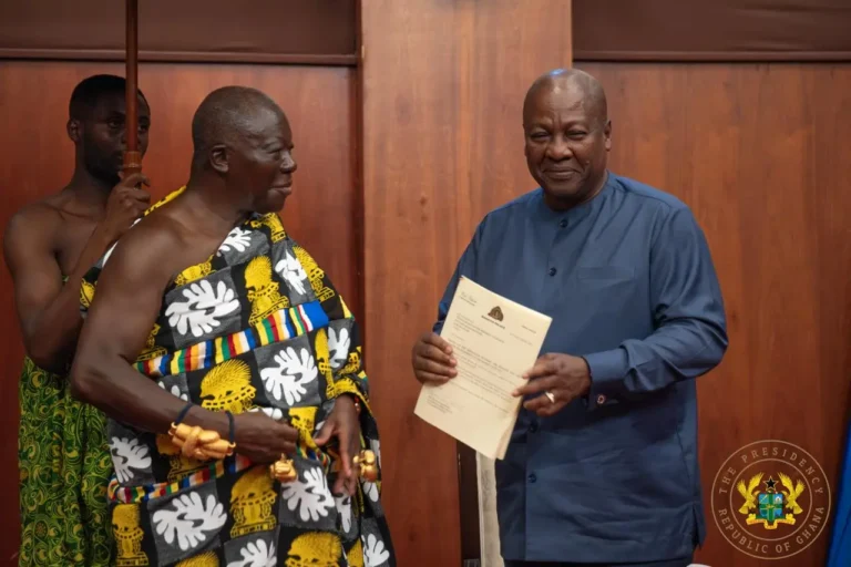 Mahama backs Asantehene’s mediation report; set GH¢1bn for Bawku revitalisation