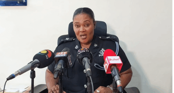 The Regional Public Relations Officer, Superintendent Juliana Obeng