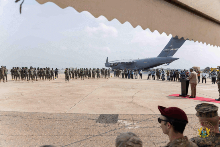 See photos as President Mahama deploys military to Jamaica after hurricane Melissa