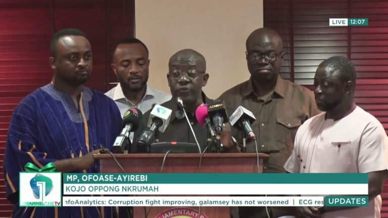 Minority demands a bipartisan parliamentary probe into BoG-GoldBod $214m loss