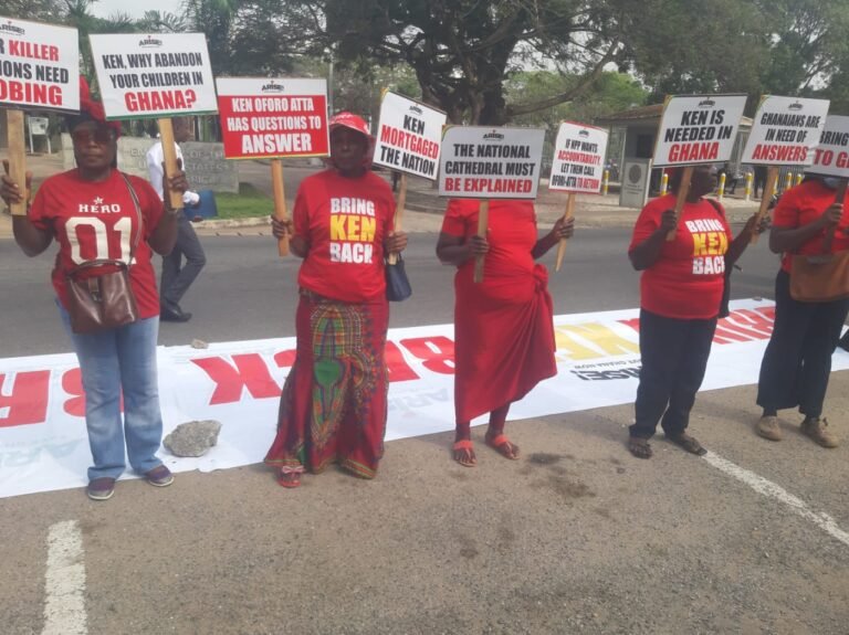“No Hiding Place for Corruption”- Arise Ghana storms US Embassy Accra to demand Ofori-Atta’s return