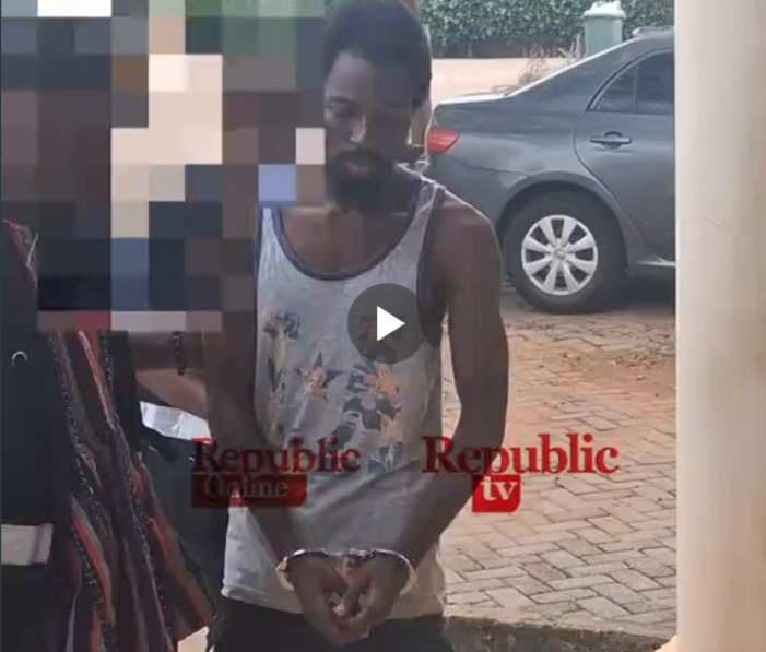 Watch Ebo Noah arrive at the Adenta Circuit Court in handcuffs