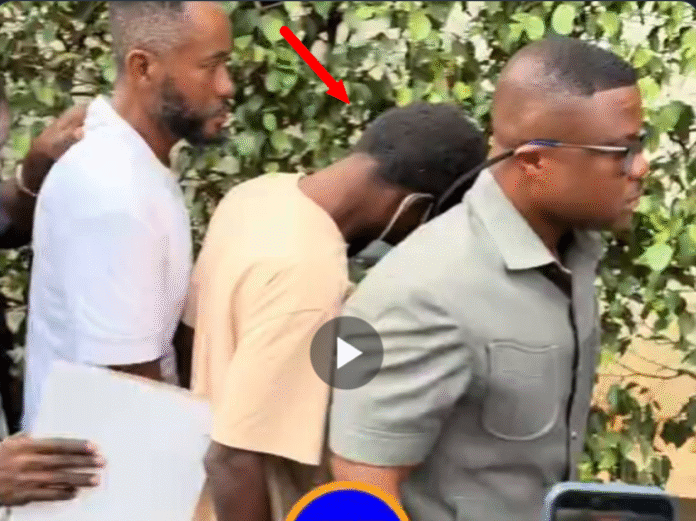 Ebo Noah arrive at the Adentan Circuit Court