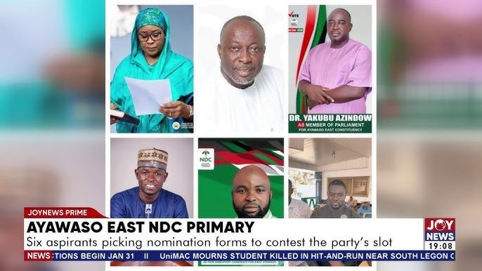 Six pick forms to contest the NDC Ayawaso East primary