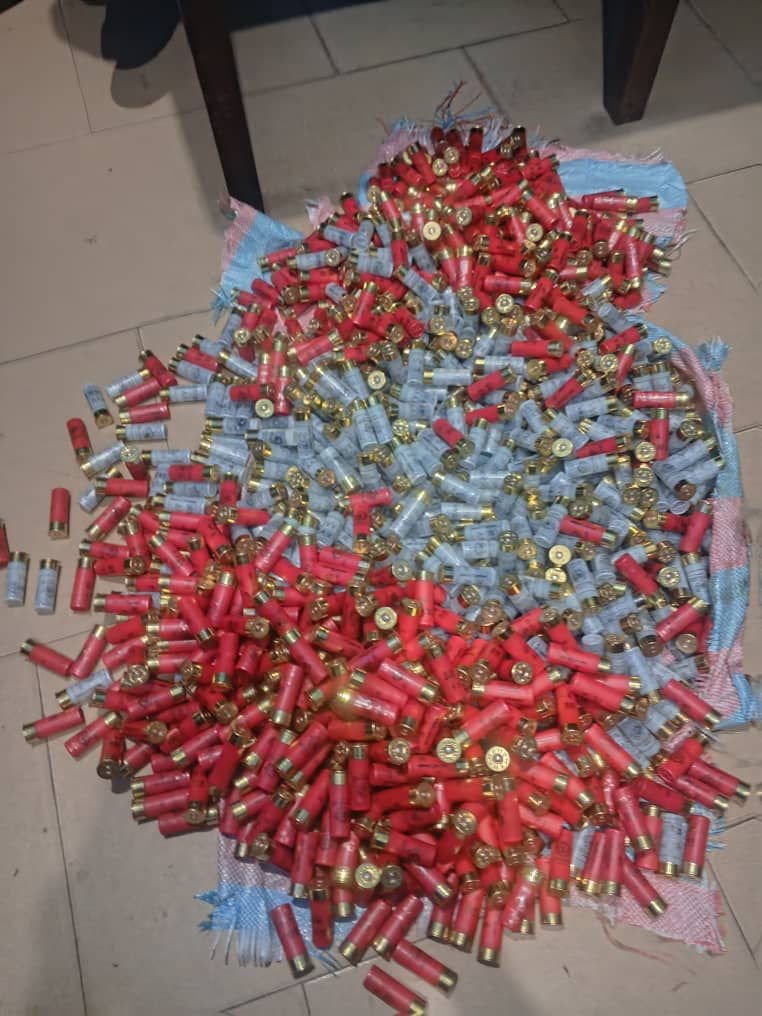 Photos – Police intercept over 1,000 rounds of ammunition on Savelugu-bound bus