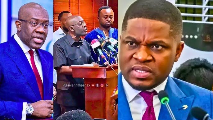 Watch Sammy Gyamfi throw a challenge to Oppong Nkrumah over Goldbod aggregator license