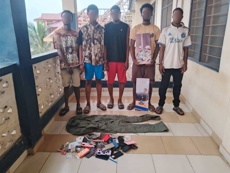 Six suspects arrested in robbery and gang rape case in Juaso