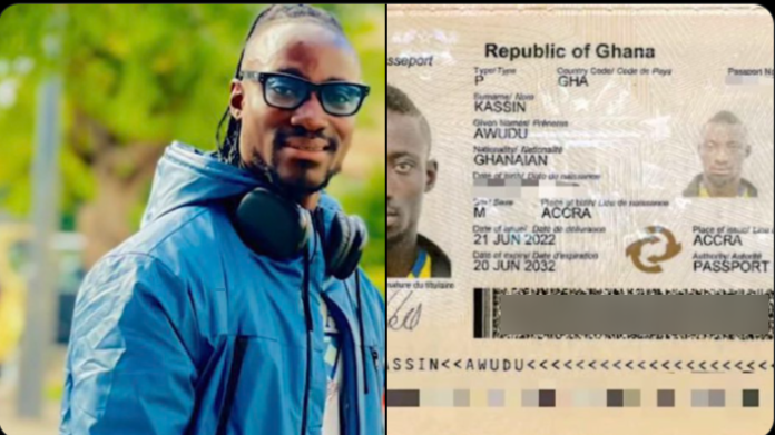Ghanaian man, identified as Kassin Awudu