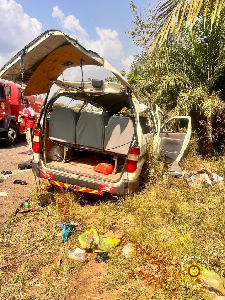 1 dead, 16 injured in a tragic accident on Peki Tsame road
