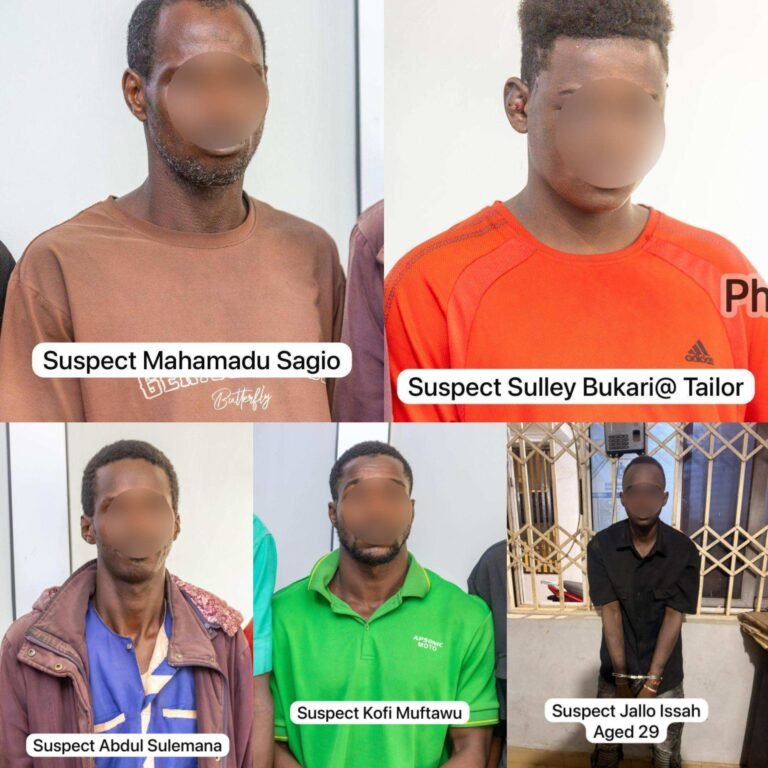 Ghana Police arrest five suspects over Nkaseim robbery