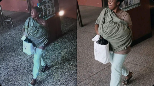 See a clearer photo of the alleged baby thief at Mamprobi Polyclinic