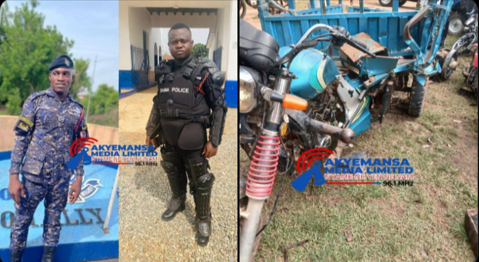 2 Police Officers die in Ofoase Ayirebi road accident