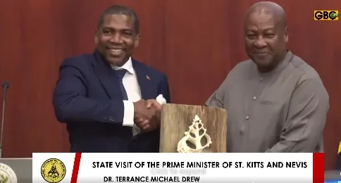 Prime Minister of St. Kitts and Nevis and President Mahama