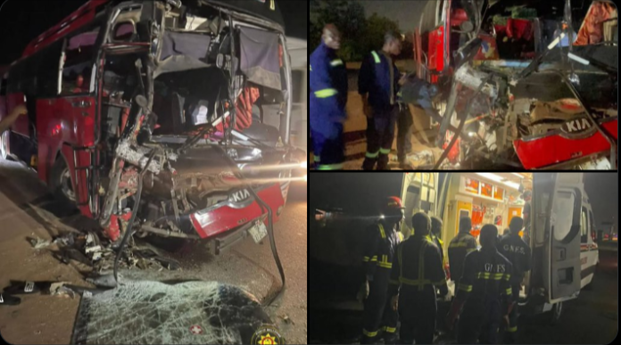 10 killed in VIP bus and trailer crash