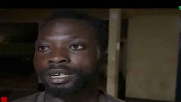 Edmond Akli is the driver of the boat