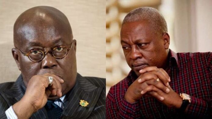 Former President Akufo-Addo and President Mahama
