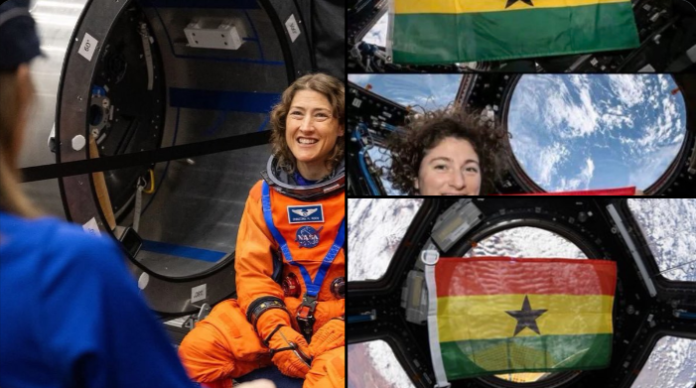 Mahama celebrates UG alumna Christina Koch