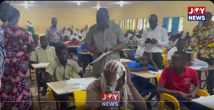 Video – Four BECE candidates caught engaging in examination malpractice