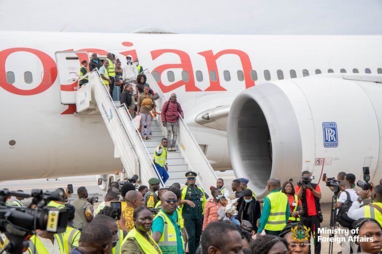 Out of the 300 evacuated Ghanaians, only 10 were in South Africa legally – SA Immigration officials