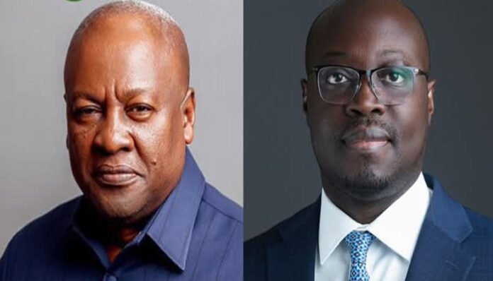 John Mahama and Ato Forson