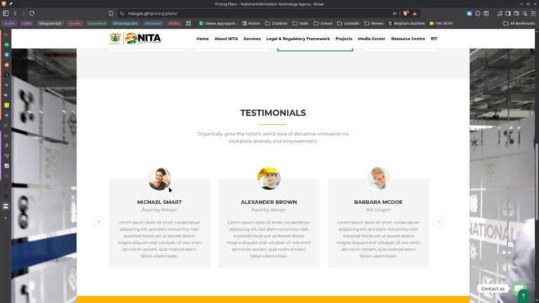 “A whole government website using Lorem Ipsum” – Netizen mocks NITA