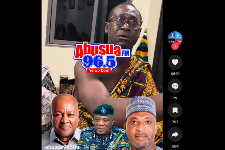 “The IGP is trying to disgrace you” – Pampaso Chief tells Mahama 