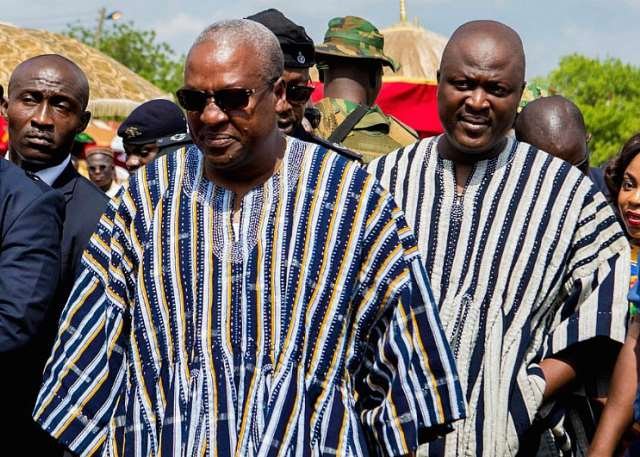 President John Mahama and Ibrahim Mahama