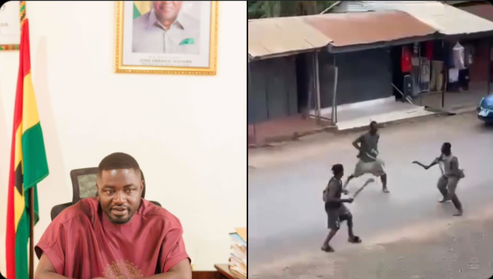 Three young men, wielding machetes in a viral video arrested