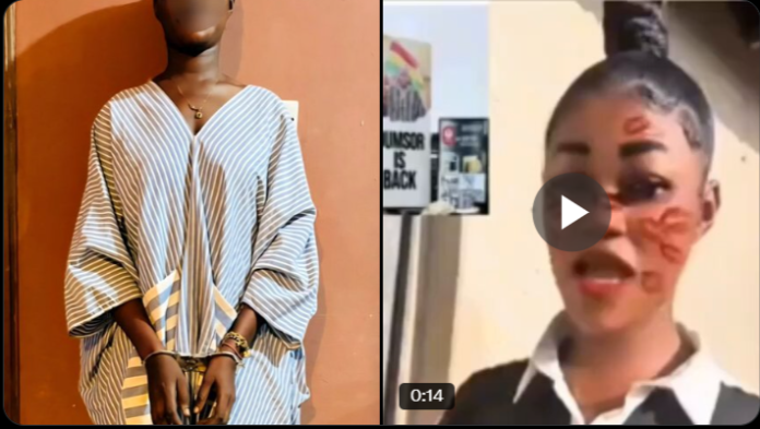 TikToker Bawumia Ba arrested for issuing threats against President Mahama