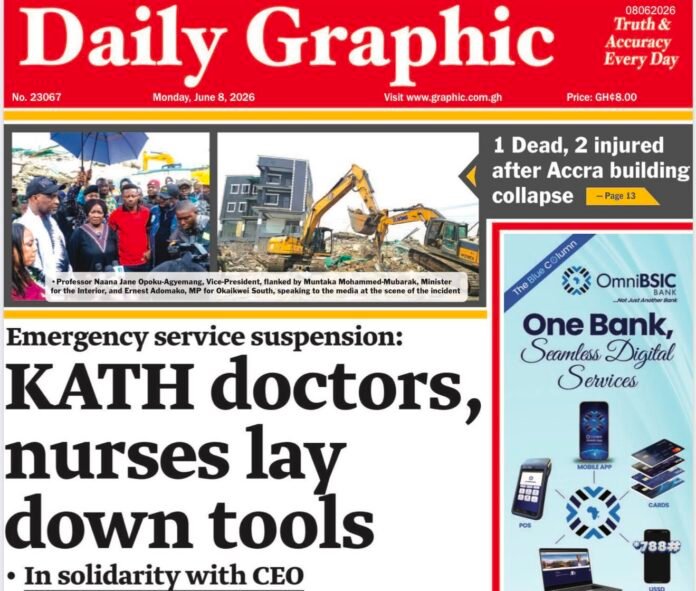 Daily Graphic front page
